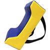 predolo Scudo da Allenamento Resistenti Allo Strappo Scudo Paracolpi Ad Alta Densità Cuscinetto da Allenamento per Giocatori di Football, Atleti, Scuola, Blu Giallo, Adulto 80 40 23