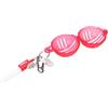 SALALIS Strumento Ball Liner con Morsetti Trasparenti Chiusura Magnetica per Allenamento All'aperto Maggiore Precisione di Lancio (Rosa)