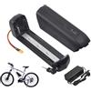 HJGHY ,36v 12ah, Pacco batterie al Litio di Ricambio per ebike: 36V 8Ah 10.4Ah 12Ah, Batteria da Tubo Obliquo 48V 8Ah 10.4Ah per Motore di Bici elettrica