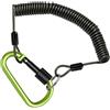 NUEAYMS Cordino da pesca a spirale retrattile con moschettone, strumento multifunzionale, corda elastica anti-smarrimento per portachiavi