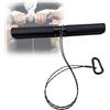 CVHfhjTG rafforzatore di presa, Esercitatore for curl del polso da palestra con rullo for avambraccio, allenatore for esercizi impugnatura for e mano maniglie dal design antiscivolo for di casa