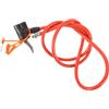 TOVINANNA Tubo Gonfiatore per Bicicletta in Tpu e Metallo Rosso, Design Facile da Usare per Gonfiaggio Rapido, Accessorio per Valvole Bici Elettriche e Pneumatici