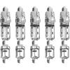 Marchfunny 5pcs Mulinello Da Pesca Seat Deck In Acciaio Inox Ruota Regolabile Piastra Di Montaggio Per Mano E Canne Da Mare Leggero Fai Da Tackle Gear