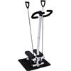 JDBDU Stepper con Manici, Cyclette Fitness con Display LCD, 150 kg Max, Include Tappetino e 2 Fasce di Resistenza, Allenamento Tutto Il Corpo