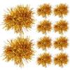 Ciieeo 12 Pezzi da Cheerleader in Plastica Oro, Facili da Indossare e Resistenti, per Feste e Asili Design Anticaduta e Comodo per Code di Cavallo