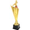 LIFKOME Coppa Premio in Plastica Oro a Forma di Colomba, Simbolo di Pace Elegante e Funzionale per Cerimonie di Premiazione e Competizioni Sportive Come Giochi di Palla
