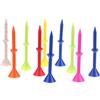 AKDJGFP Tees da Golf Golf Nail Ball Tee 10 Pezzi 83,0 mm Tazza da Vino con Supporto in plastica for Rotazione Laterale for la Pratica del Golf