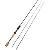 ZHAOQIN Canna Da Pesca Canna da pesca 2 punte in carbonio 1,8 m 0,8-5 g Peso esca 2-5 LB linea