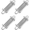 JDNH 4 Pz Tenda Molla Fibbia In Acciaio Inox Corda Tenditore Tenda Fibbia Fissa Per Campeggio Esterno Cane Formazione Altalena Tenda Tensione Molla Antivento Accessori Da Campeggio Regolabile Clip di