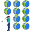Generico Palline da Golf da Pratica per Giardino | 10 Pezzi Leggere In Schiuma | Attrezzo Di Riscaldamento Per Junior Senior Dilettanti Principianti Corso Esterno Interno