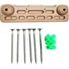 MUXZSIZ Attrezzatura da Arrampicata Fingerboard Grip Training Board Legno Parete montata Arrampicata su Roccia Forza Progressione su Roccia Sloper STR Adulti
