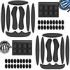 GTCIXEQ Selev Set Fodera Casco Bici - 2 Kit Imbottitura Spugna con Gancio e Anello, Compatibile con Caschi Ciclismo e Bici Elettriche