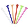 AKDJGFP Tees da Golf 50 Tee da Golf in plastica da 70 mm con Perno a Sfera a Cinque Artigli, Colore Casuale