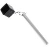 MUXZSIZ Porta gessetti tascabile di qualità per stecche da biliardo, efficiente e leggero, resistente, tasca porta accessori portatile per snooker, Argento, 2.7x2.7 cm