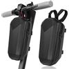 Sweetfularyeen 1 borsa per scooter da 4 l, chiusura lampo a doppia corsia, cinghia in , custodia rigida a doppio lato, resistente alla pressione e impermeabile, adatta per scooter elettrici, biciclette (nero)