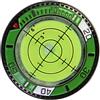 MUXZSIZ Gioco con Un preciso marcatore per Palline da Golf a Doppia Faccia e Un affidabile Lettore di livella a Bolla Rotonda per Il Green da Golf. Lettore, Arancione Bianco, 3.6x3.6x0.7 cm