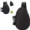 Asixxsix Zaino da Tennis, Impermeabile con Scomparto per 2 Racchette, Tasca Asciutta e Bagnata, Tasche Multiple in Rete, Zaini da Palestra per Laptop per Donna Uomo (BLACK)