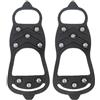 Generico Snow Grips Boots - Winter Shoe Spikes, Non Slip Traction, 10.43x4.41x0.16 inches Heavy Duty Crampon Attachments | 8 Stud Ice Protection Equipment, Hiking Mountaineering Outdoor Use