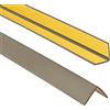 ProfiPVC Profilo Angolare PVC 25x25 mm, 200cm - Listello di protezione in plastica flessibile - Striscia autoadesiva - Riparo dei profili angolari e bordi, facile da installare - Ottone