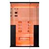 Sanotechnik Cabina a infrarossi BILLUND per 2 persone, faretto a spettro completo, illuminazione a LED (7 colori), lettore MP3 con Bluetooth, 2 altoparlanti, dimensioni: 125 x 100 x 190 cm