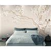 Liuzhou Carta da parati retrò TV sfondo muro Carta da parati in stile cinese senza soluzione di continuità murale personalizzato fiore e uccello soggiorno camera da letto rivestimento murale-400cmx280cm