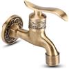 HERCHR Tap d'acqua antico, G1/2 '' Brass Washing Machine Monte a parete Montaggio Acqua fredda Tazza singola maniglia per lavanderia per lavanderia