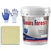 Generic Vernice per Pavimento in Sabbia Colorata Epossidica, Vernice per Pavimento Epossidica Louis Forest, Rivestimento Autolivellante Epossidico Colorato in Sabbia, Adatta per Uso Interno ed Esterno