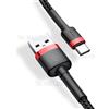 Baseus Cavo Baseus CATKLF-C91 (USB 2.0 - USB type C ; 2m; nero/rosso) [CATKLF-C91]