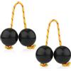 Kiuiom 2PC Shaker Instrument Africano,African Kashaka Strumento Musicale,Classico Percussioni Rhythmic Ball,Percussioni A Doppia Strumenti Musicali,Africano Agitatore Per Uova Di Musica,Kiuiom