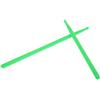 Doumneou Coppia di bacchette 5A in nylon per batteria, colore verde