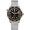 watchdives WD007 Orologio subacqueo in titanio grado 2 da 42 mm, vetro zaffiro Top Hat, orologio automatico PT5000, luminescenza C3 verde / BGW9 blu, orologio da polso resistente all'acqua 200 m