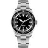 watchdives Orologio subacqueo da uomo, WD1967Q Giappone VH31 Sweep Secondo Movimento al Quarzo 39MM Top Hat Bubble Orologio da polso, Nero Senza Logo/K1, orologio subacqueo stile sportivo