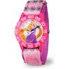 Disney Orologio da ragazza Rapunzel al quarzo in plastica e nylon, colore: viola (modello: W002967), viola, classico, Viola, Classico