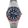 Timex 38 mm Q Timex Reissue Stainless Steel Case Blue Dial Stainless Steel Bracelet