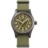 watchdives Militado Orologio al quarzo da 38 mm, con sfera in vetro zaffiro, orologio da campo C3 super luminoso con lancetta dei secondi super luminosa, impermeabile fino a 100 m, VH31/VH60/515, Verde/Grigio
