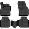 ELEMENT Set di Tappetini Auto in Gomma TPE 3D per SKODA Kodiaq | Mk1 | 2016-2024 | 100% adatti perfettamente, Gomma Auto Robusti, Tappetini Universali, Tappetini 3D