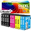 Koala 503XL Cartuccia d'inchiostro compatibile con 503 XL 503XL per XP-5200 XP-5205 XP5200 XP5205, Workforce WF-2960 WF-2965 WF2960 WF2965 WF-2960DWF WF-2965DWF (10 Pack)