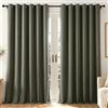 Deconovo Tende Oscuranti per Interni con Occhielli, 2 Pannelli 200x210 cm, Tende Termiche Isolanti per Camera da Letto e Soggiorno, Drappeggio Morbido ed Elegante, Grigio Oliva