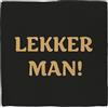 Plenty Gifts Cartello Alluminio - Deco Tile Lekker Man - Targa decorativa - Decorazione divertente da parete - Flamingo