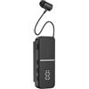 Generic Auricolari wireless, con clip sul risvolto, riduzione del rumore, display digitale, per lavoro, sport, viaggi, corsa, allenamento, palestra, uomini e adulti