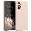 kwmobile Cover per Samsung Galaxy A52 / A52 5G / A52s 5G Custodia - Back Case per Smartphone in Silicone TPU - Protezione Gommata - coconut swirl