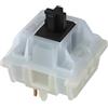 kutethy Interruttori Gateron Tastiera meccanica nera lattea 5 pin gialli per tutte le tastiere meccaniche MX (72 pezzi, nero)
