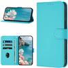 YIRRANZD Cover per iPhone 13 Pro Max, Custodia a Libro in PU Pelle [Slot Carte] Premium Flip Caso Portafoglio, Antiurto Wallet Case Cover per iPhone 13 Pro Max (Azzurro lago)