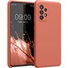 kwmobile Cover per Samsung Galaxy A52 / A52 5G / A52s 5G Custodia - Back Case per Smartphone in Silicone TPU - Protezione Gommata - blush chiaro
