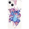 LA CASA DE LAS CARCASAS Custodia ufficiale Lilo & Stitch Graffiti per iPhone 14 in silicone flessibile per proteggere il tuo telefono cellulare con licenza ufficiale Disney
