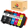 Nextpage 202XL - Cartucce di ricambio per Epson 202 XL per Epson Expression Premium XP-6100 XP-6105 XP-6000 XP-6005 XP6000 XP6005 XP6100 Multipack (1 nero, 1 foto nero, 1 ciano, 1 magenta, 1 giallo)