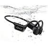 Aiandcc Cuffie Conduzione Ossea Nuoto Bluetooth 5.3, IPX8 Impermeabili, MP3 32GB, Open Ear Sport, Fino a 16h, Cuffie Subacquee per Nuoto, Corsa e Ciclismo Nero