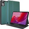 idudao Morbida TPU Custodia con Portapenna per Lenovo Tab M11, Cover Folio Shell per Tablet M11 11 Pollici 2024 TB330FU, Verde Scuro