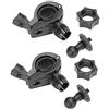 Tonysa HD 076A Telecamera Dash Cam per Auto Staffa Universale DV Staffa per Bicicletta Supporto per Moto Dash Cam Mini Supporto per Auto per registratore di Guida Videocamera DV (Testa a Vite)(Nero)