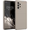 kwmobile Cover per Samsung Galaxy A52 / A52 5G / A52s 5G Custodia - Back Case per Smartphone in Silicone TPU - Protezione Gommata - marrone grigio